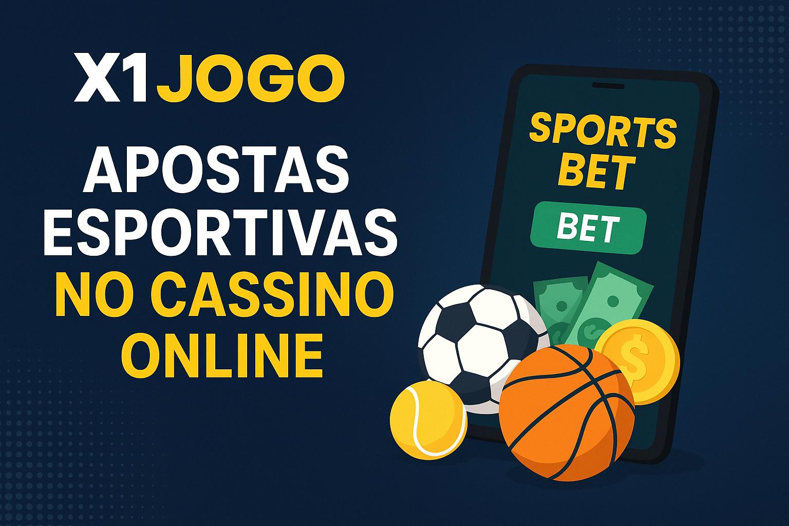 Apostas esportivas no cassino online X1JOGO